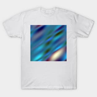 red blue white abstract texture background pattern T-Shirt